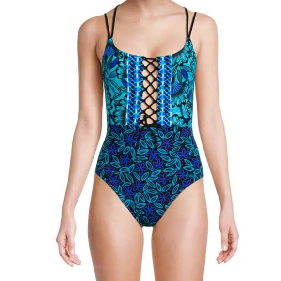 SKINNY DIPPERS by MIRACLESUIT Floral Printed One Piece Swimsuit - Picture 2 of 7